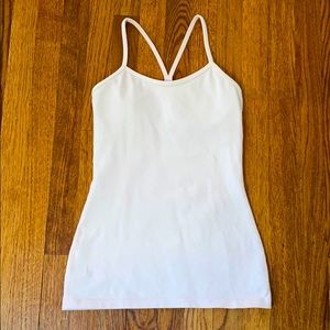 Lululemon power y tank in pale blush size 4